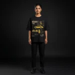 Holud Taxi Kolkata yellow cab graphic t-shirt, front print