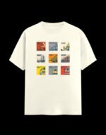 Kolkata Stamps Light Shades Regular graphic t-shirt from Kolkata, front print