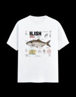 Ilish First Fish of the Rain Regular graphic t-shirt from Kolkata, front print