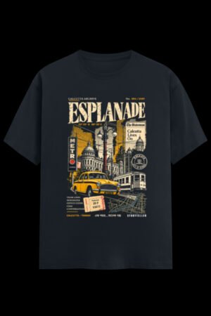 Esplanade The Centre of Everything Regular graphic t-shirt from Kolkata, front print