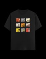 Kolkata Stamps Dark Shades Regular graphic t-shirt from Kolkata, front print