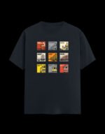 Kolkata Stamps Dark Shades Regular graphic t-shirt from Kolkata, front print