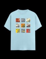 Kolkata Stamps Light Shades Regular graphic t-shirt from Kolkata, front print
